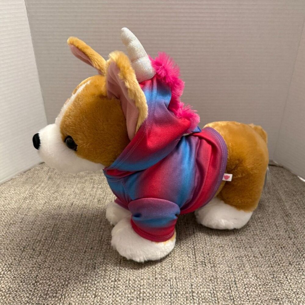 Build A Bear Promise Pets Corgi Puppy Dog Stuffed Plush & Outfit